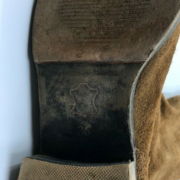 Free People Brown Tan Slouch Boots Honey Whiskey - Picture 7 of 8